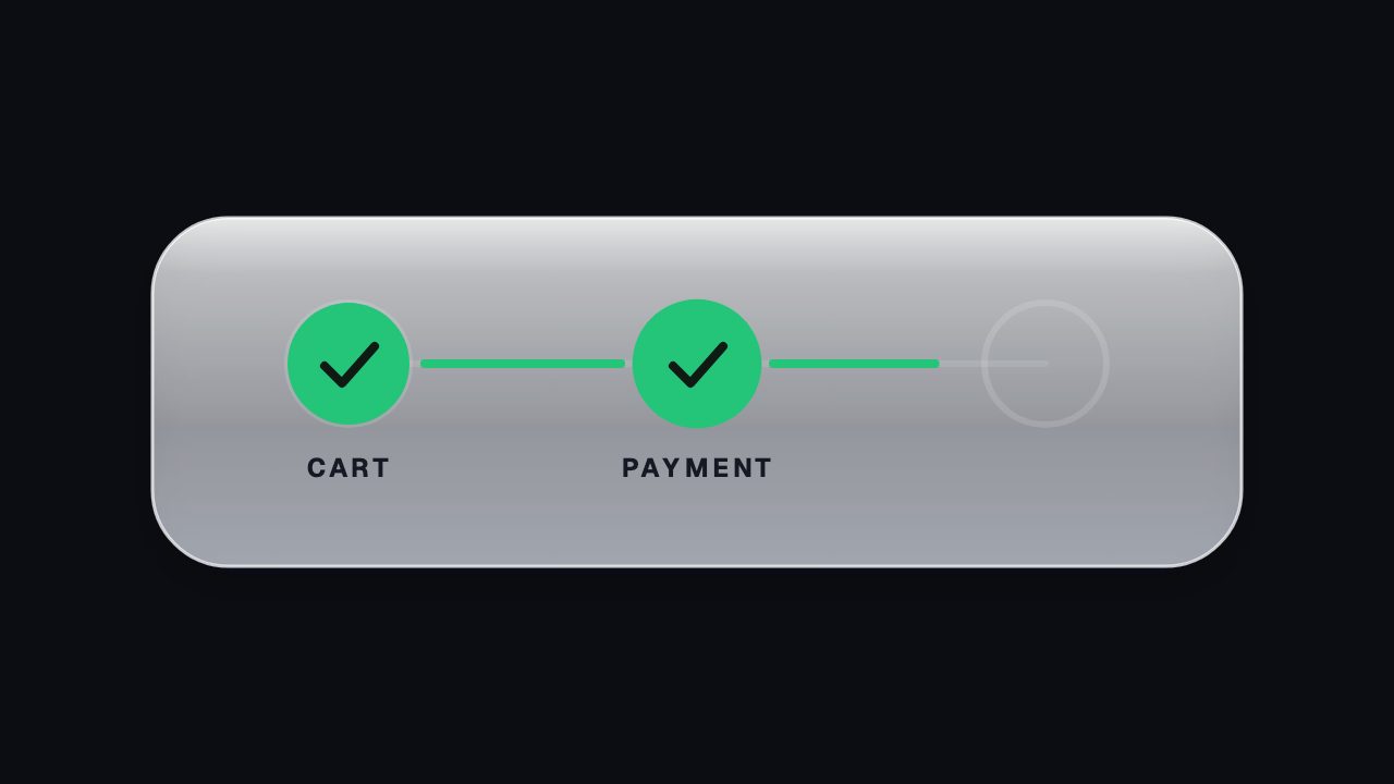 Checkout Steps animation preview