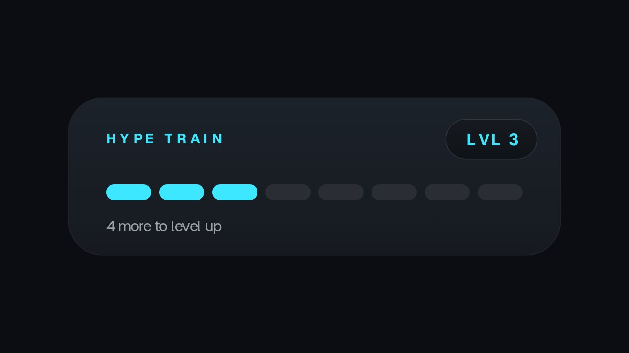 Hype Train animation preview